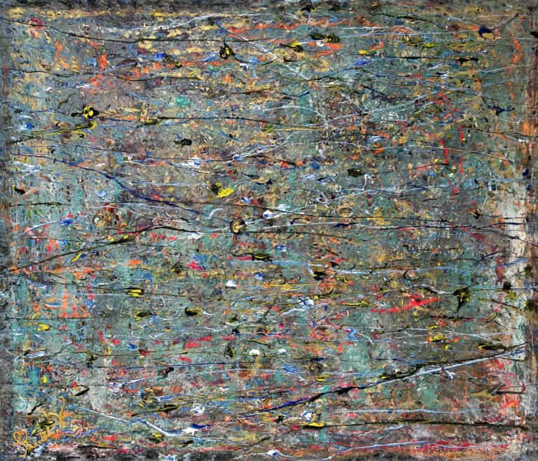 Abstract painting called Notes by Keren de Vreede