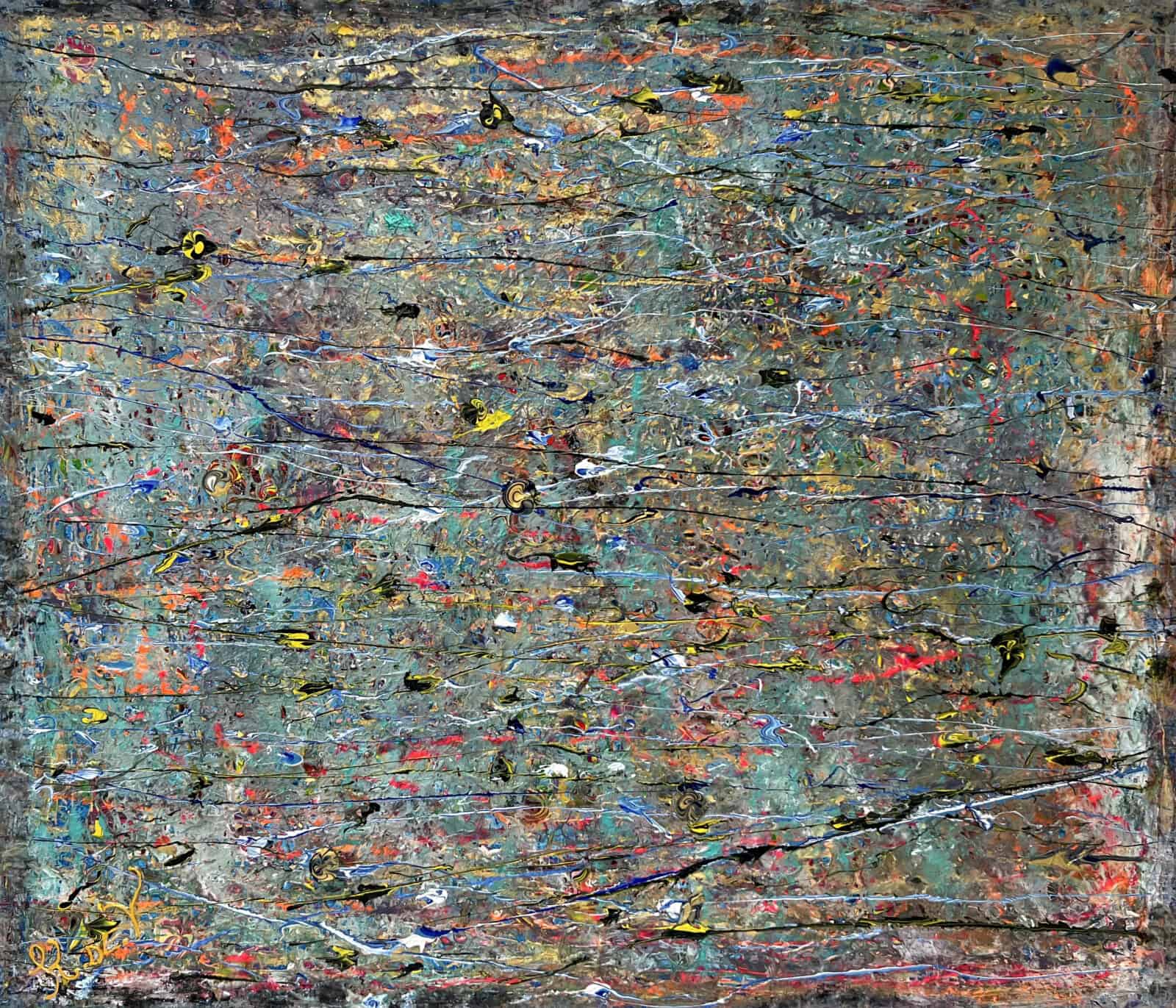 Abstract painting called Notes by Keren de Vreede