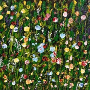 Field painting called Adeline by Keren de Vreede