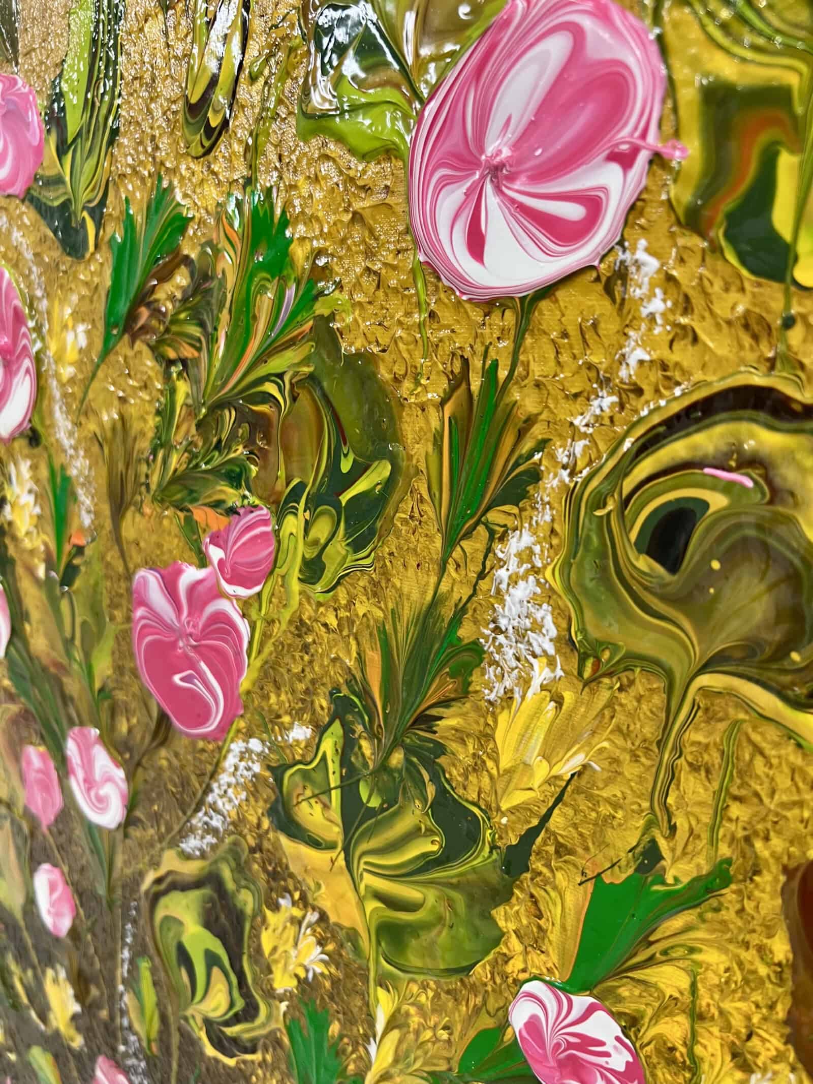 Flower painting called Milly (Zoomed in) by Keren de Vreede