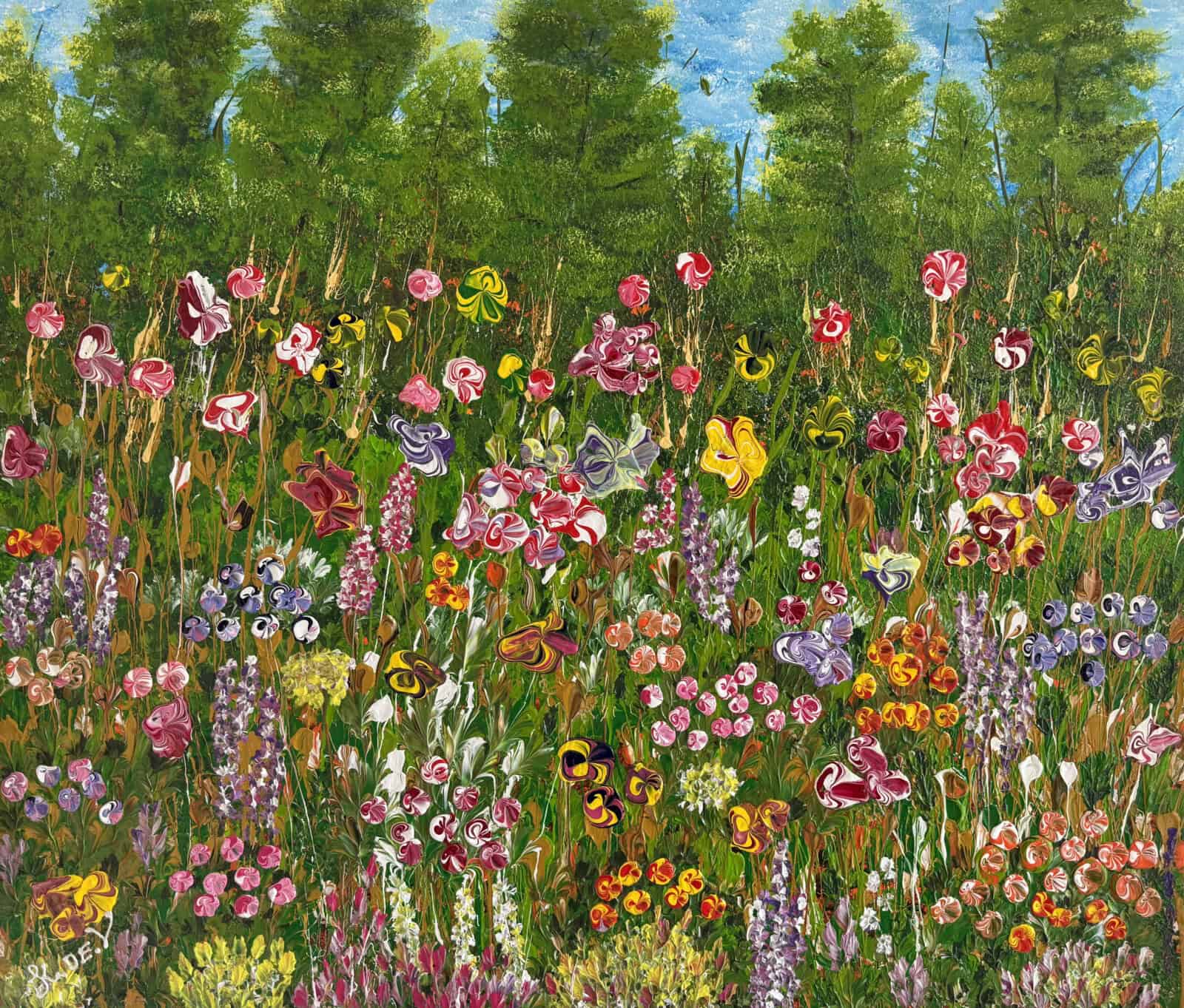 Wildflower forest by Keren de Vreede