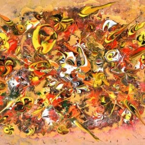 Yellow moons by Keren de Vreede