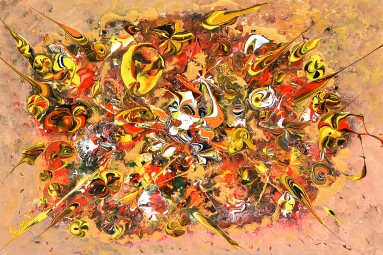 Yellow moons by Keren de Vreede