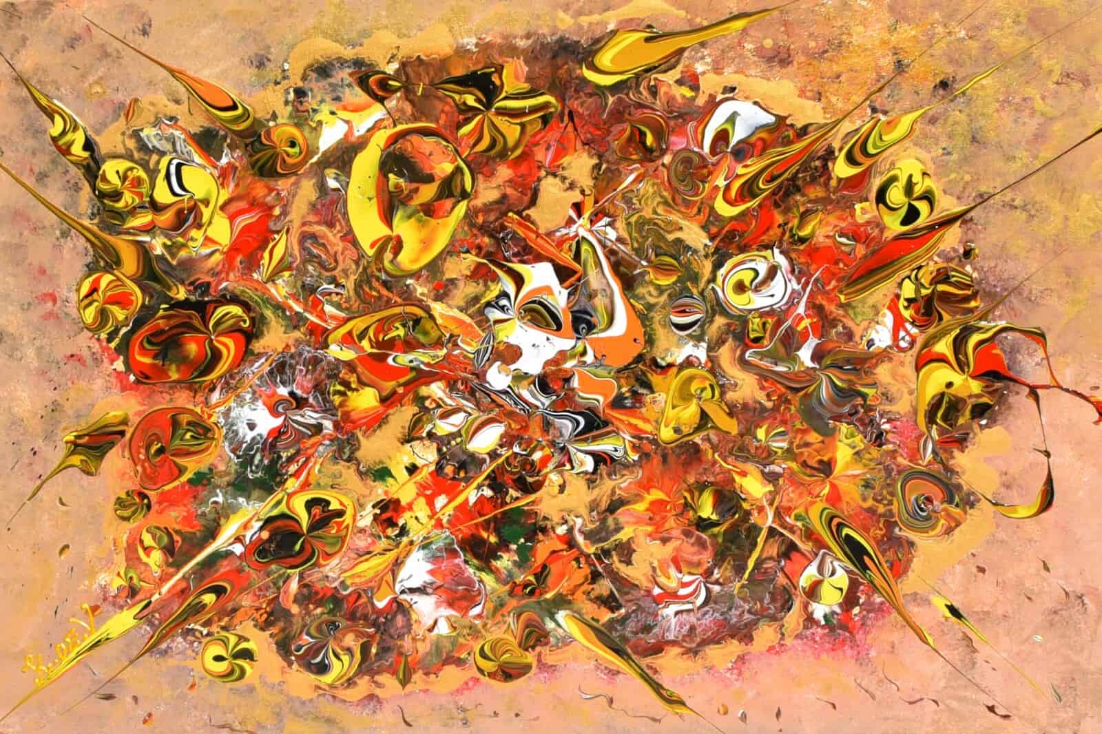 Yellow moons by Keren de Vreede